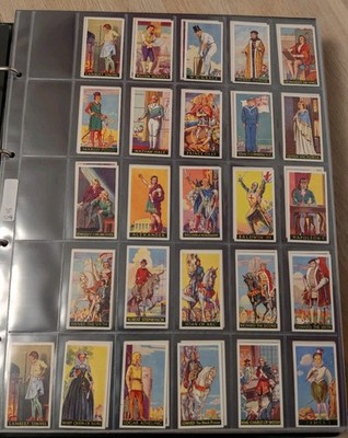 Godfrey Phillips Famous Minors Komplettsatz (50 Zigarettenkarten) 