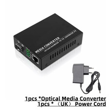 Gigabit SFP LC Multimode Module Fiber to RJ45 Ethernet Media Converter Fiber Opt