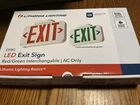 Lithonia Lighting Contractor Select Integrated LED White Exit Sign EXRG M6