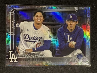 SHOHEI OHTANI ROKI SASAKI Rising Sons Logo Foil Fanatic - 2025 Topps Update