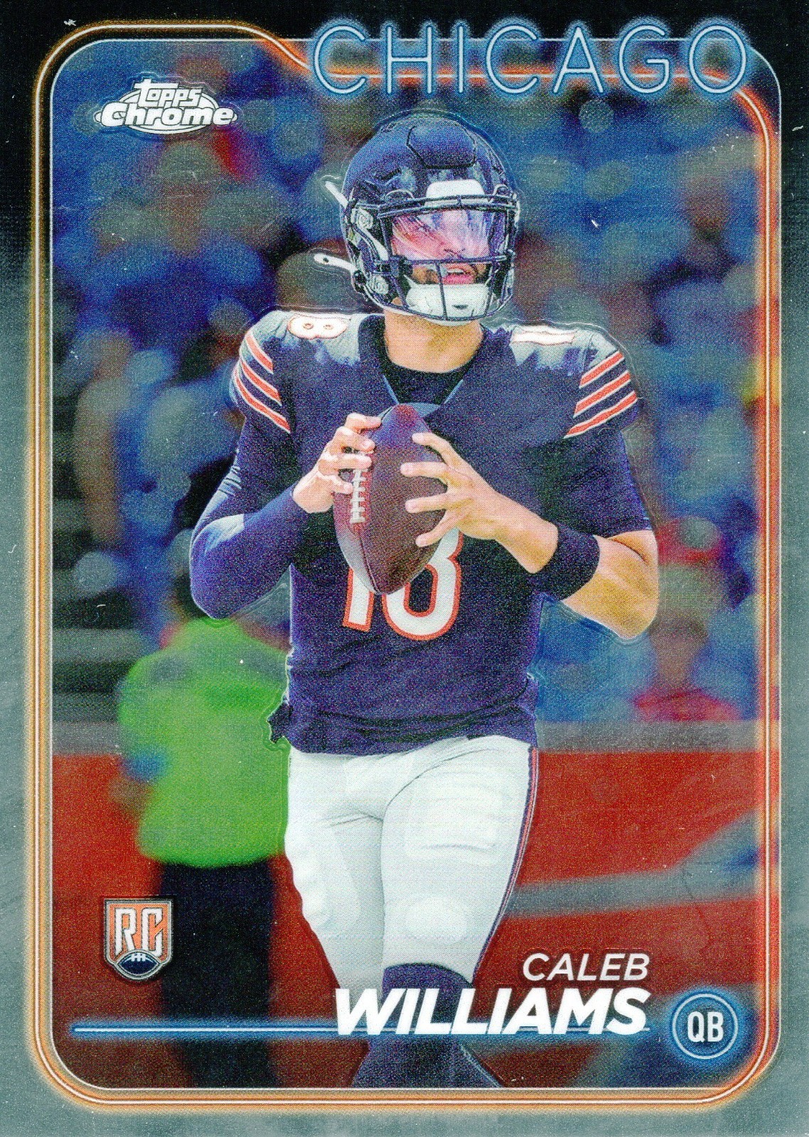 2024 Topps Chrome Rookies "Caleb Williams"! #202! Refractor (RC)! NM-M!