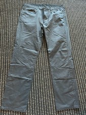 English Laundry Mens Black Canvas Pants 5 Pockets Straight Leg Size 34X30 NWOT