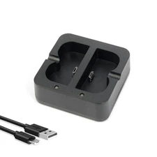 Dual Battery Charger USB Charging Dock For Ring Rechargeable Doorbell V4