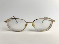 Luxottica Titanium Eyeglasses Frames Italy 1015 GP Gold 53-19-135