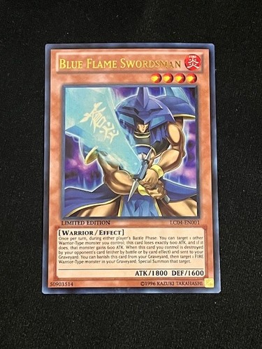 Blue Flame Swordsman LC04-EN001 YuGiOh Legendary Collection 4: Joey's World card