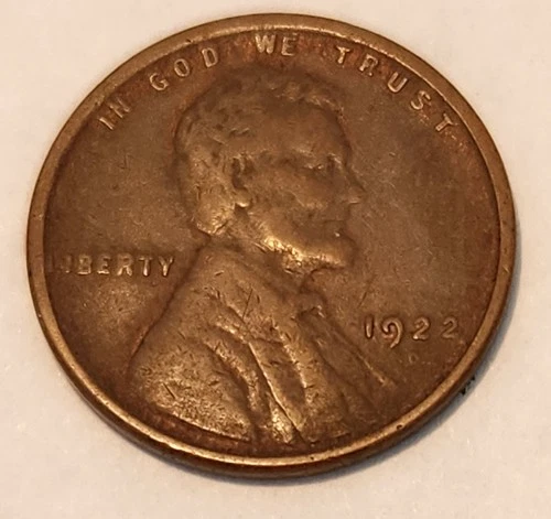 1922-D Lincoln Wheat Cent Penny Very Fine