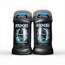  2 Pack Axe Apollo Sage  Cedarwood Aluminum Free Deodorant Stick for Men, 3oz