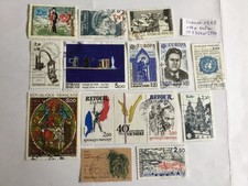 France 1985, lot de 14 timbres différents entre YT 2354 et 2374
