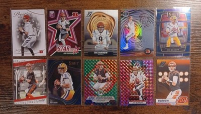 '24 Panini Donruss Joe Burrow Collection Cincinnati Bengals Zenith Mosaic Select