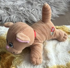Vintage 1980's Tonka Pound Purries Orange Cat Kitten 7" Plush Stuffed Animal Toy