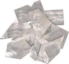 StewMac Pearl Inlay Blanks - 1oz Pack, Figured white mother-of-pearl
