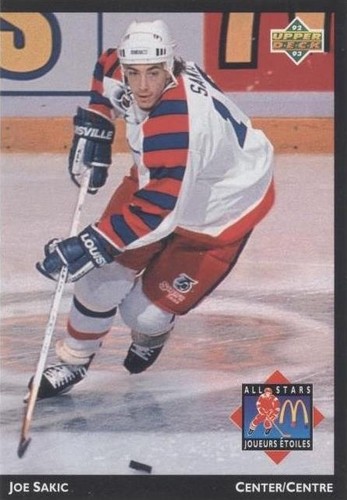 1992-93 Upper Deck Hockey #36 Joe Sakic Bloodlines | eBay