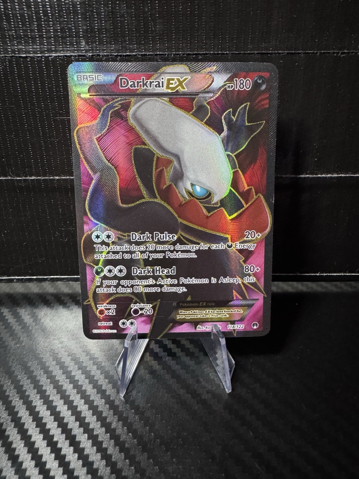 Darkrai EX (Full Art) 118/122 Breakpoint Holo Pokemon TCG
