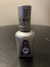 Sally Hansen Miracle Gel™, Matte Top Coat 102, Long Lasting, Gel-Like Formula...