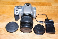 Canon EOS 400D DSLR Camera with EFS II 18-55mm Lens in Silver + charger and card