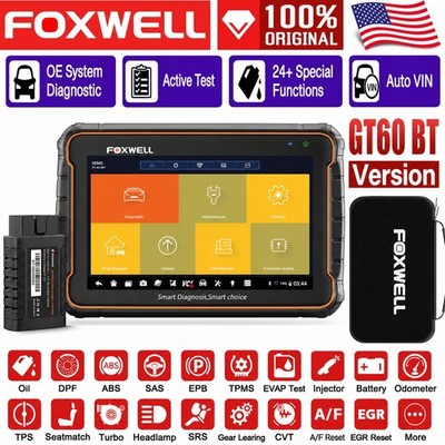 FOXWELL GT60 Full System Car Diagnostic Scanner Tool OBD2 Code Reader 24+ Resets