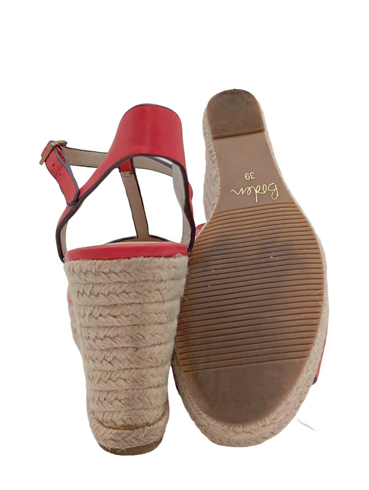 BODEN Sandalias tipo cuña Mujeres Sandalias de tacón Talla EU 39 rojo - Imagen 2 de 4