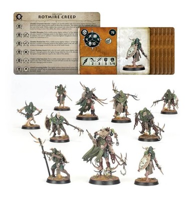 Warhammer Age of Sigmar Warcry Rotmire Creed Warband