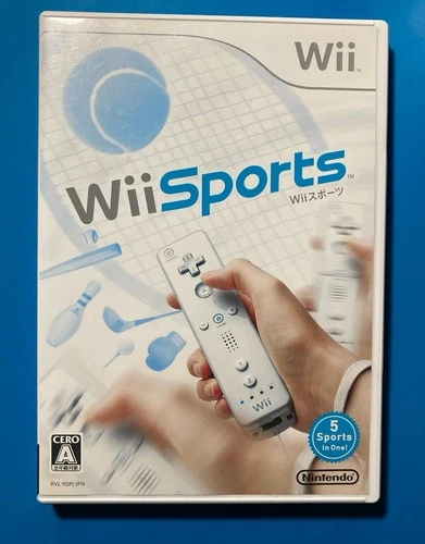 Nintendo Wii Japanese Game - Wii Sports (COMPLETE IN BOX)