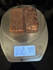 Pure Copper Bar/Ingot-2bars-2 lb 4.4 oz, .999 fine
