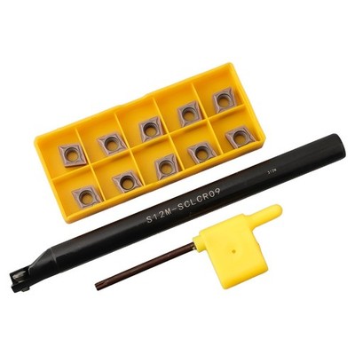 SCLCR Boring Bar Solid Threading W/ Wrench Carbon Steel Cemented Carbide