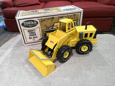 1970 Mighty Tonka Front Loader #3920 Yellow  W/ Box  USA VGC