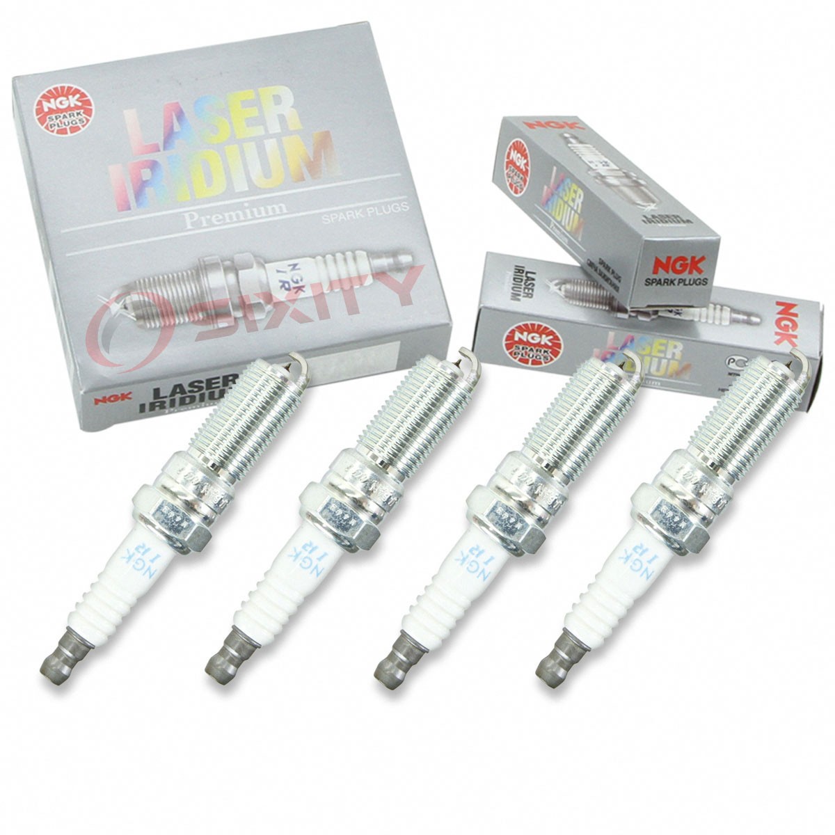 Set Of 4 for Mazda Speed 3 6 Spark Plugs NGK Laser Iridium ILTR6A8G