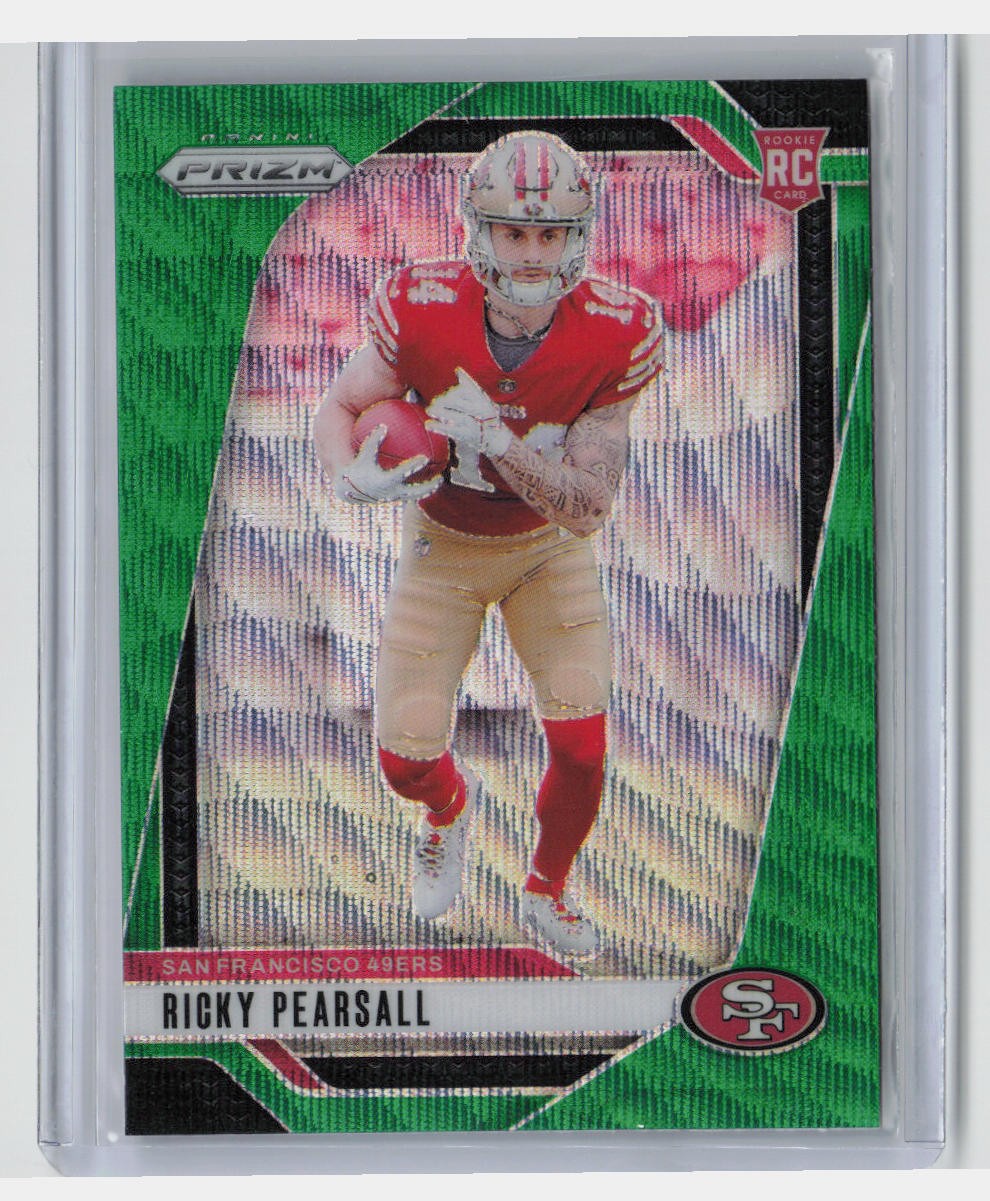 2024 Panini Prizm #383 Ricky Pearsall Green Wave