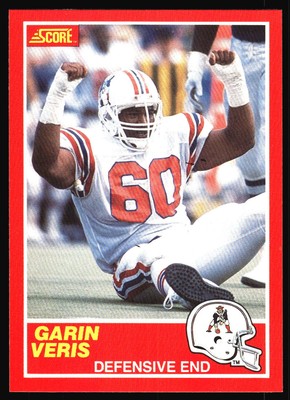 1989 Score Garin Veris #131 New England Patriots