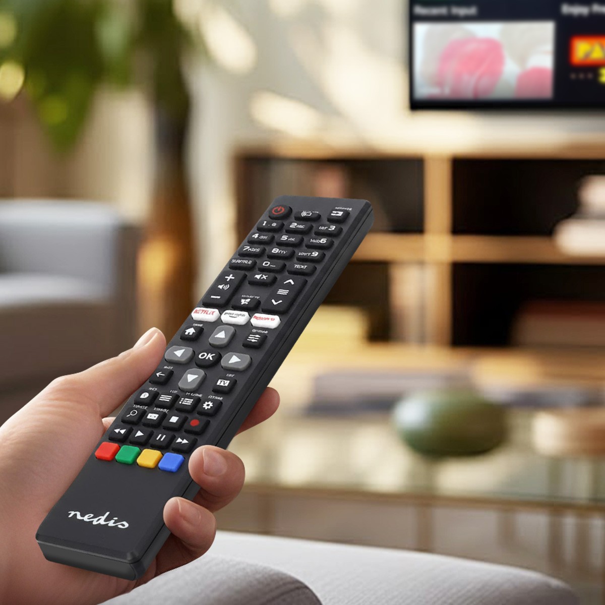 Télécommande de remplacement Nedis pour simplifier vos soirées streaming en famille