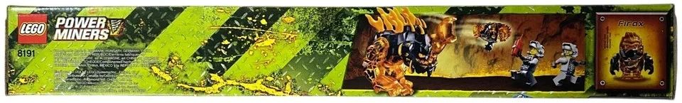 LEGO 8191 Power Miners Lavatraz BRAND NEW FACTORY SEALED 381 Pieces 2010 - Image 3 of 4