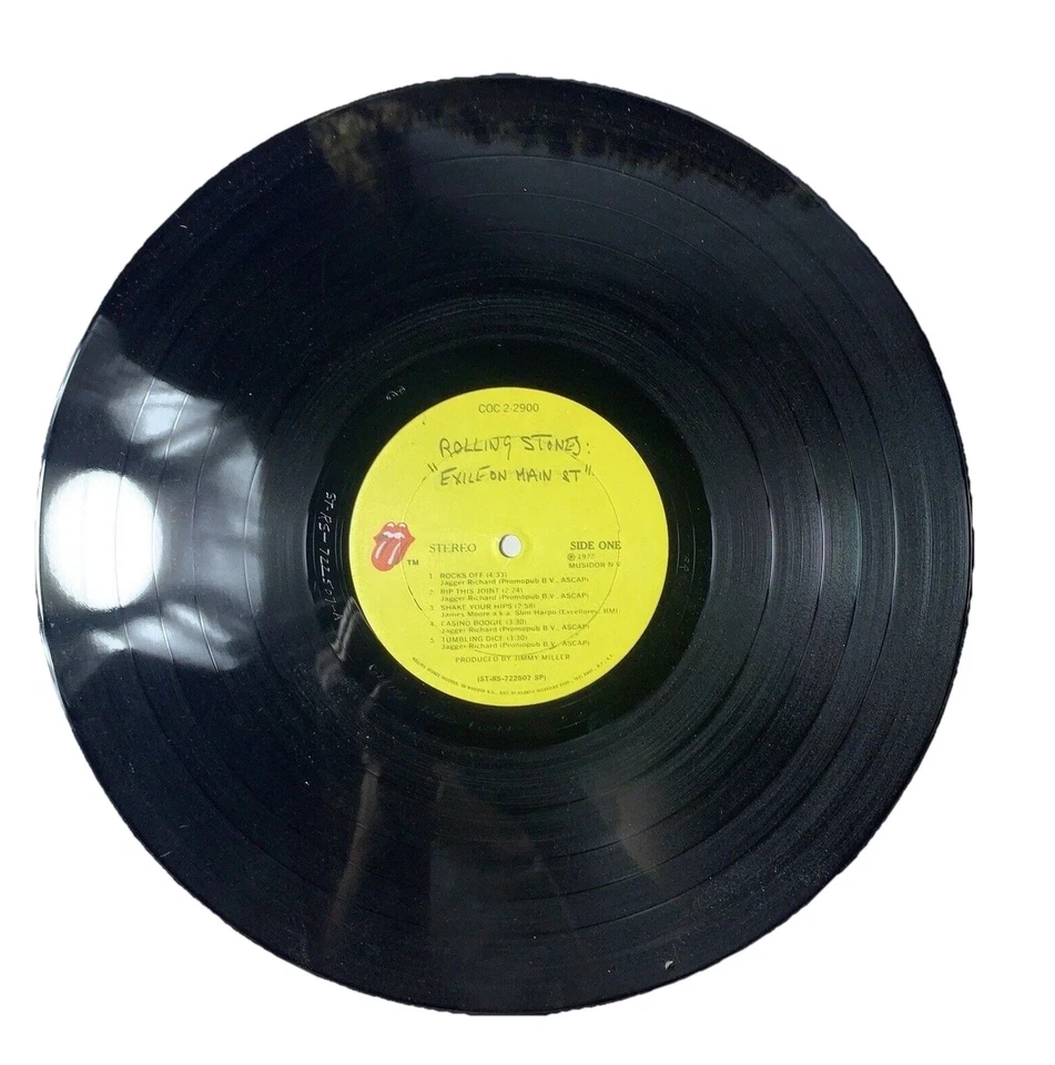ROLLING STONES Vinyl EXILE ON MAIN STREET 1972 COC 2 2900 12 Postcards 1st Press - Image 3 of 4