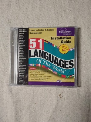 Transparent Language Languages Of The World 51 7.0 for PC, Mac