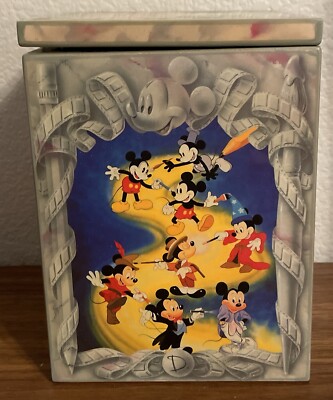 RARE VINTAGE 1990 ENESCO Walt Disney Mickey Mouse Musical Jack-in