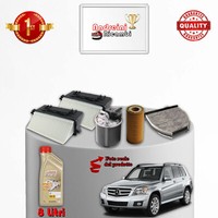 Set Service 4 Filter Und ÖL Mercedes GLK 350 CDI X204 195KW 265CV Von 2012->