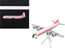 Lockheed L-188 Electra Commercial Aircraft Western Airlines White with Red 200