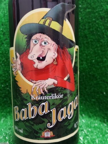 (11,29€/l) BABA JAGA Kräuterlikör 0,7 l mit der Hexe auf dem Etikett Ostprodukt - Bild 2 von 2