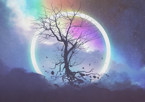 A1 | Fantasy Eclipse Tree Poster Art Print 60 x 90cm 180gsm Gamer Gift #14024