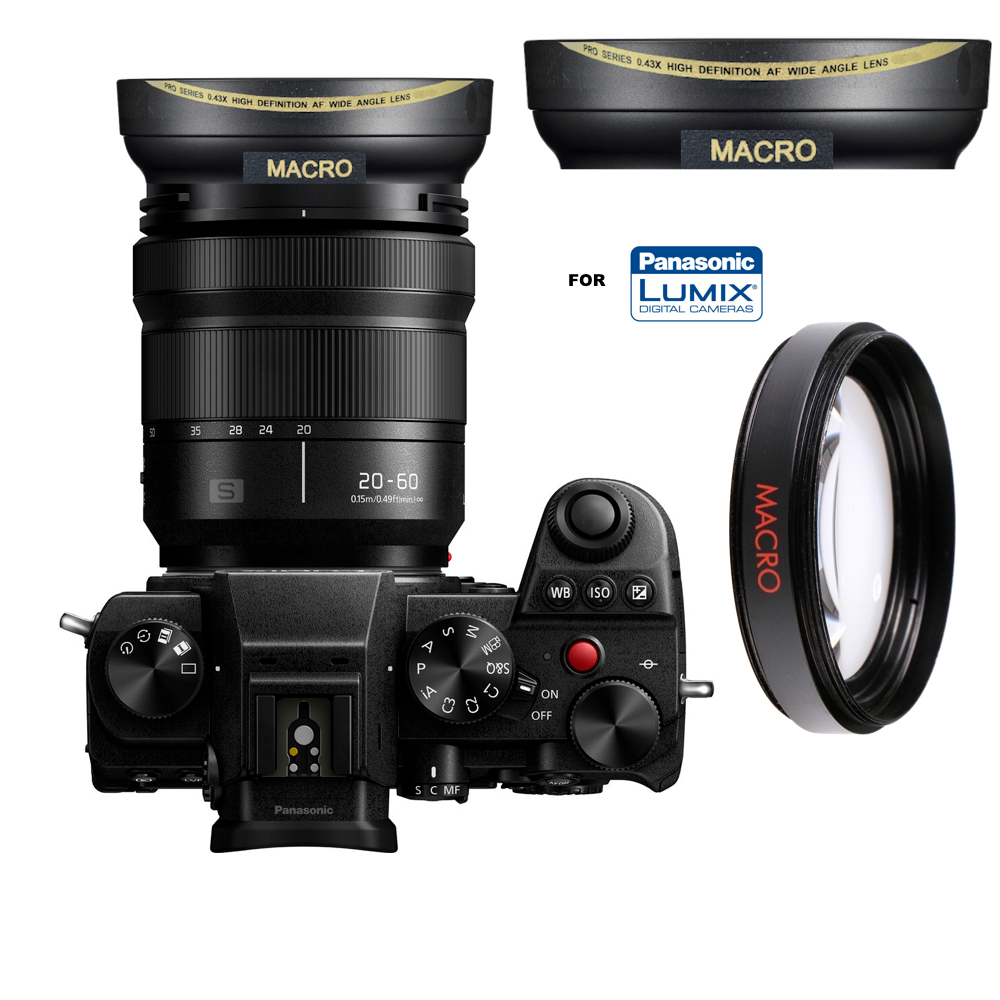 HD WIDE ANGLE LENS FOR Panasonic Lumix S5 Mirrorless Camera with