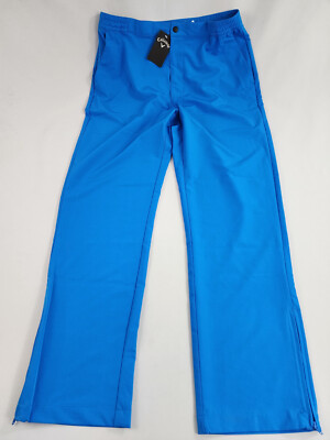 Callaway men golf pants CGBFA000GG 473 blue sea star M $100