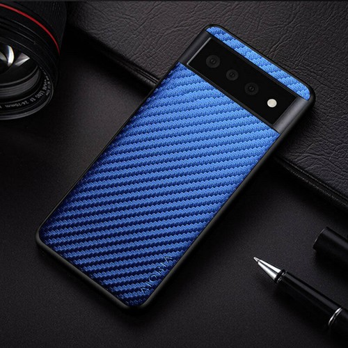For Google Pixel 8/8 Pro Luxury Hybrid Carbon Fiber Matte PU Leather Case Cover - Picture 6 of 12