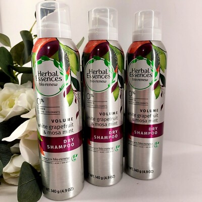 Herbal Essences Bio: Renew Dry Shampoo White Grapefruit & Mosa Mint 4.9oz 3-Pack