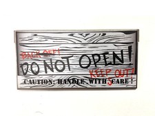 *** Porte métal avec sticker caisse flipper SCARED STIFF Bally pinball ***