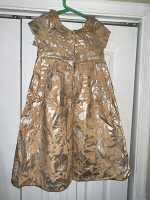 gold dress 5t Sunflower Dress w/t Fringe Toddler (2T-5T) 4T