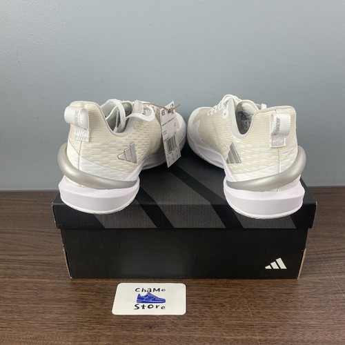 Adidas Adizero Cybersonic Tennis Shoes White Silver IG9516 Woman’s Sz 8 *used - Picture 6 of 11