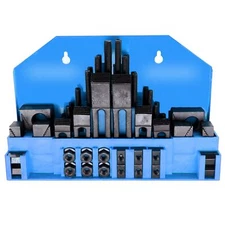 HFS(R) 52 Pcs 9/16" Slot 1/2"-13 Stud Hold Down Clamp Set Kit For Bridgeport