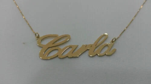 Collane e pendagli di metalli preziosi senza pietre