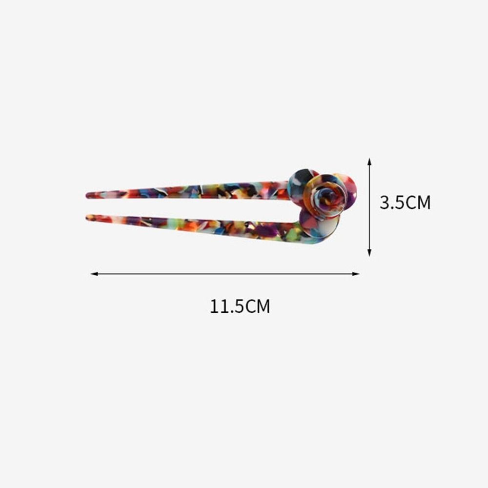 Acetate Hair Fork Headdress Hair Sticks New Ushaped Hairpin Women Girl eBay