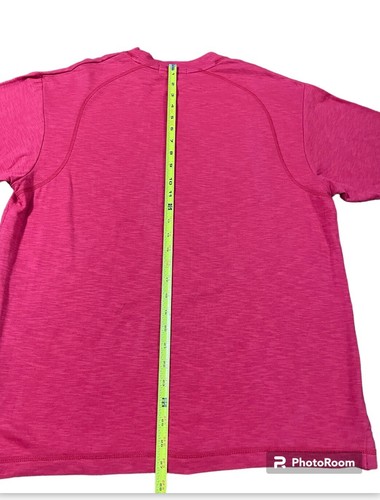 Bugatchi Uomo Mens T-Shirt Medium Ruby Short Sleeve Knit Crew Neck Pullover - Picture 8 of 9