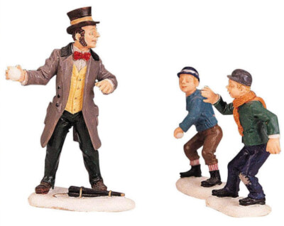 Lemax CHILD AT HEART Set of 2 #92308 Christmas Village Figurine 1999 Retired NEW